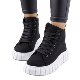 BM Sneakers nere sulla piattaforma Horizo nero