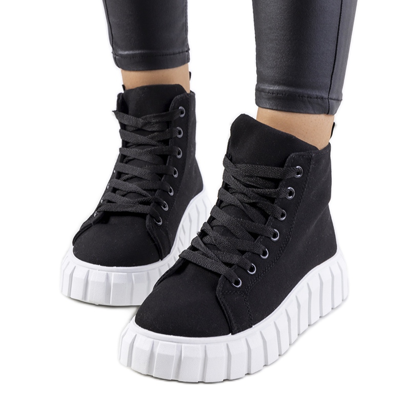 BM Sneakers nere sulla piattaforma Horizo nero