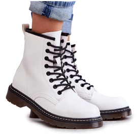PG1 Stivali Donna Stivali Combinati Bianco Lavita