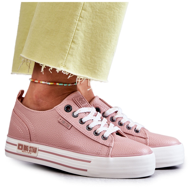 Sneakers Basse da Donna Big Star KK274016 Rosa