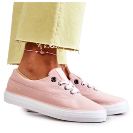 Sneakers in tessuto da donna Big Star KK274020 Nude rosa
