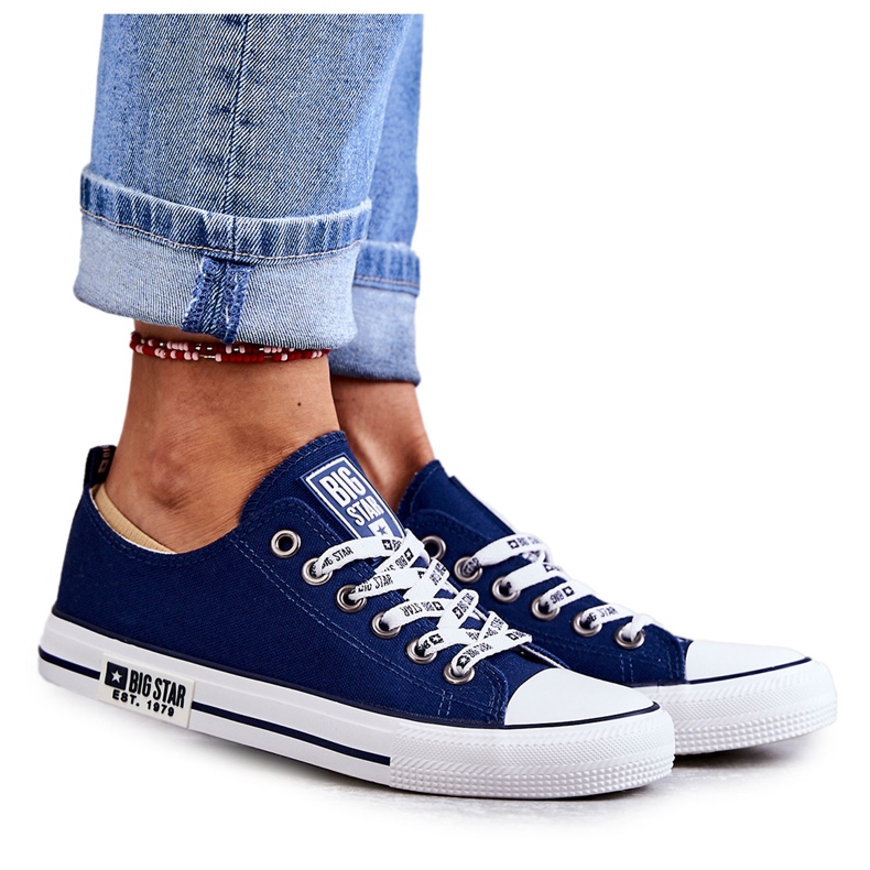 Sneakers Materiale Donna Big Star KK274103 Blu Navy