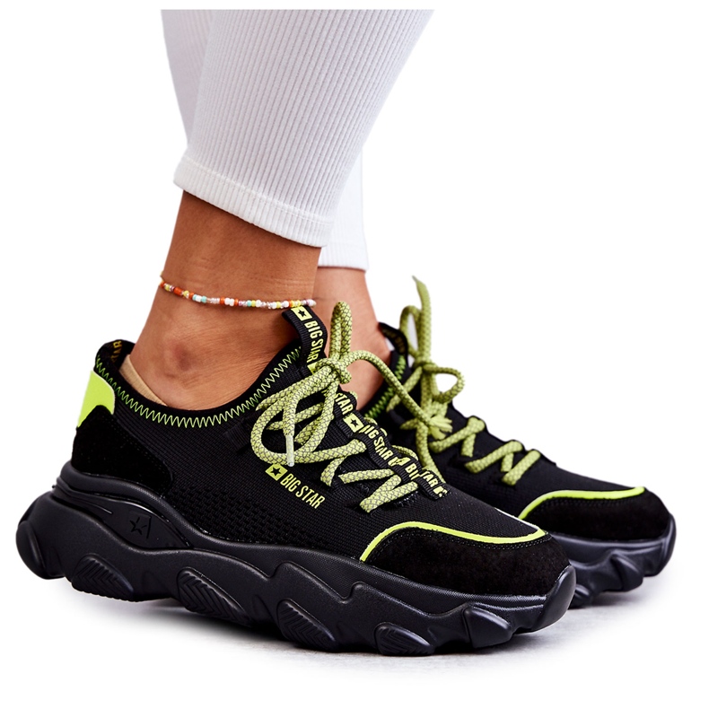 Sneakers da Donna Memory Foam System Big Star KK274028 Nere nero