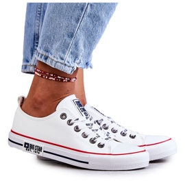 Sneakers in pelle da donna Big Star KK274095 Bianche bianco