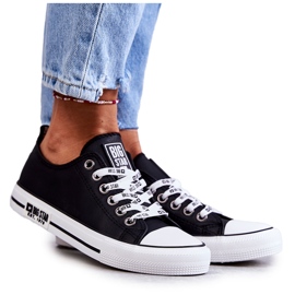 Sneakers in Pelle da Donna Big Star KK274096 Nere nero