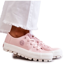 Sneakers alla moda laccate Big Star KK274047 Rosa