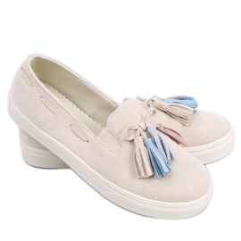 PA1 Sneakers autunnali con frange Salma Beige
