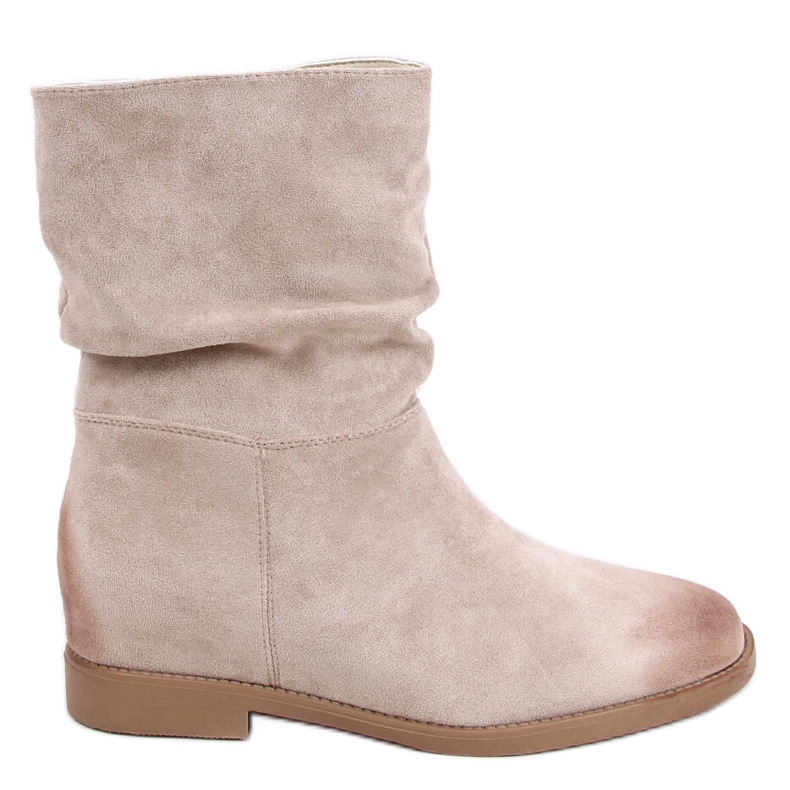 Stivali su una zeppa nascosta Bansi Beige