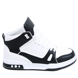 PA1 Sneakers alla caviglia Liam Black bianco nero