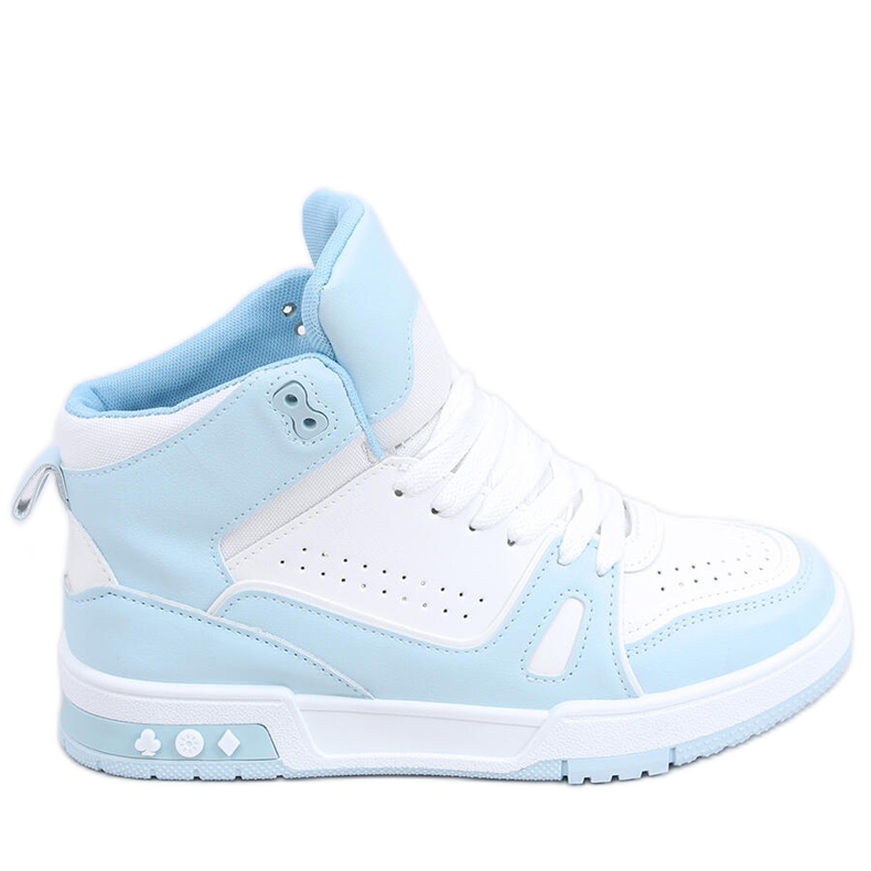 Sneakers alla caviglia Liam Blue bianca