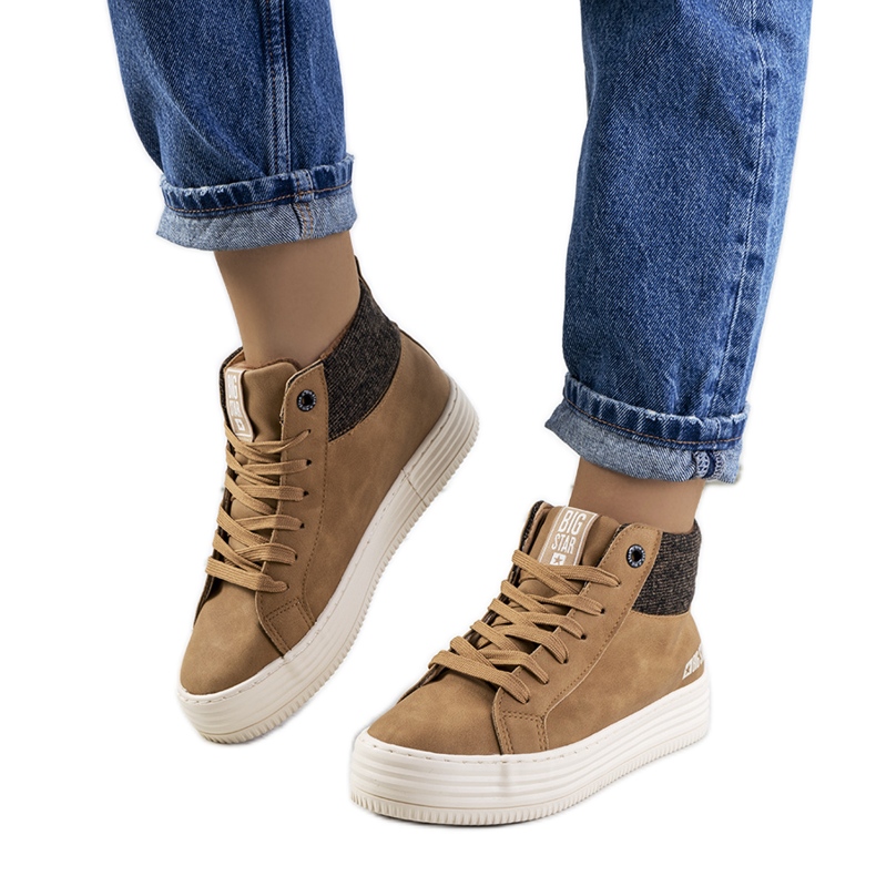 Sneakers marroni isolate Big Star II274145 marrone