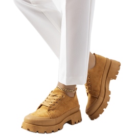 Sneakers marroni sulla piattaforma Dearth marrone