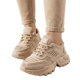 Sneakers Fowles marroni beige