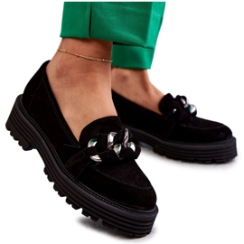 Scarpe Scamosciate da Donna Laura Messi 2523 Nere nero