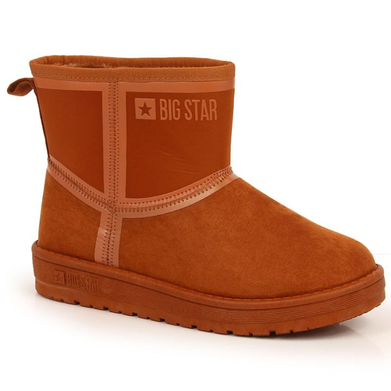 Doposci sulla piattaforma cammello Big Star W INT1751A marrone