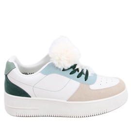 PA1 Sneakers da donna Lilith Green bianco multicolore