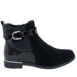 BM Stivaletti Chelsea da donna Francine Black nero