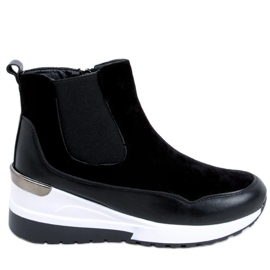 Stivali con zeppa Byers Negro nero