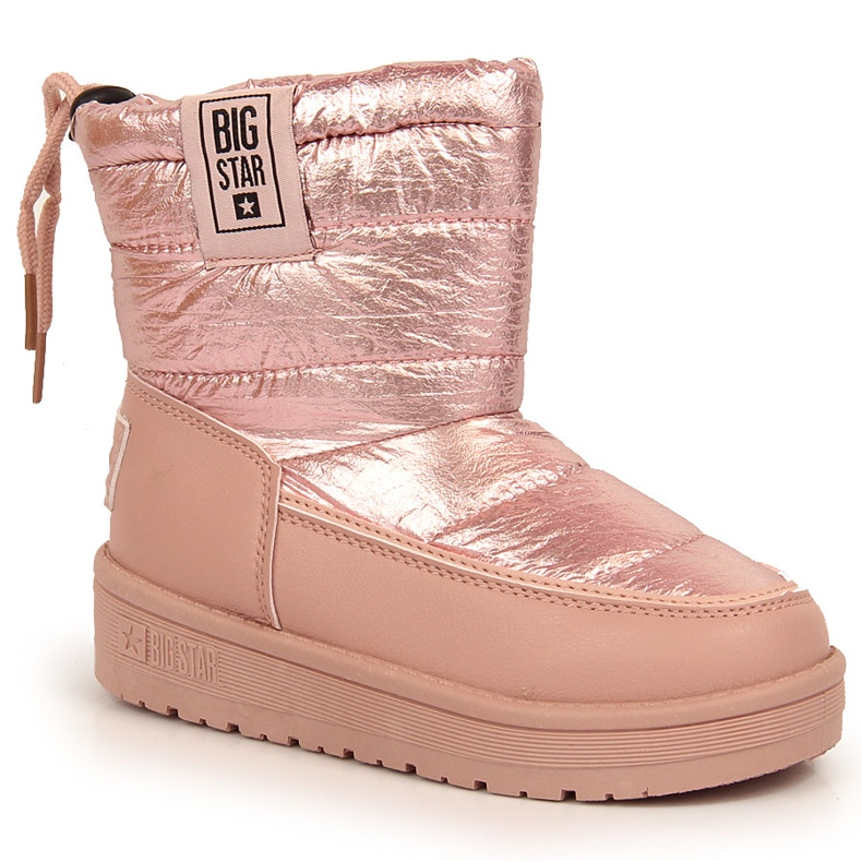 Doposci da bambina rosa metallizzato Big Star KK374219