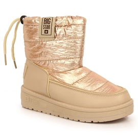 Doposci da bambina beige metallizzato Big Star KK374221