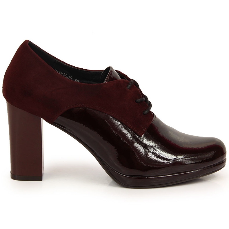 Scarpe jazz da donna su un palo Jezzi marrone rosso multicolore