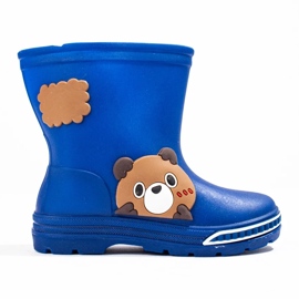 Stivali Wellington bassi da bambino blu