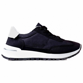 Comode scarpe sportive da donna in tessuto Shelovet nero
