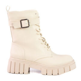 Stivali beige da donna Shelovet work
