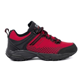 Scarpe da trekking da donna su suola spessa DK rosso