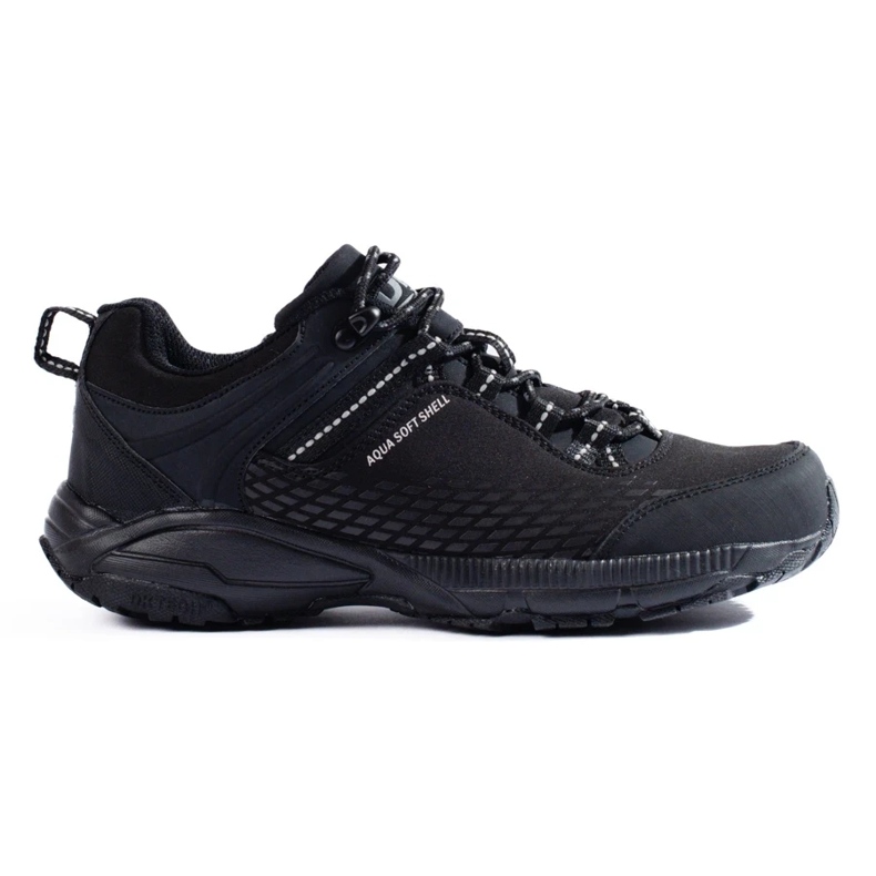 Scarpe da trekking da donna su suola spessa DK nera nero