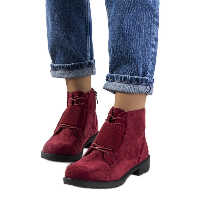 Stivali Manoella bordeaux chiaretto rosso rosso