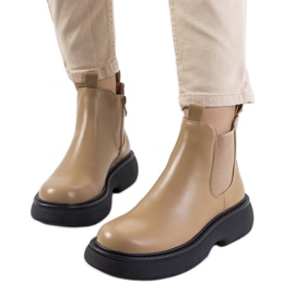 Stivali Cromer marroni beige