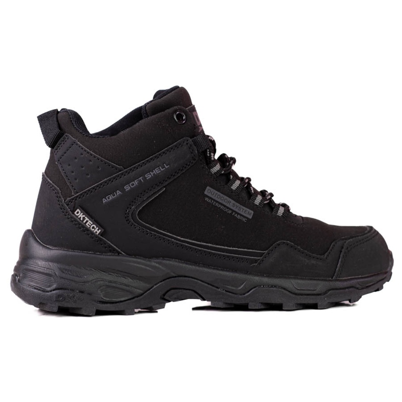 Scarpe da trekking alte da donna nere DK nero