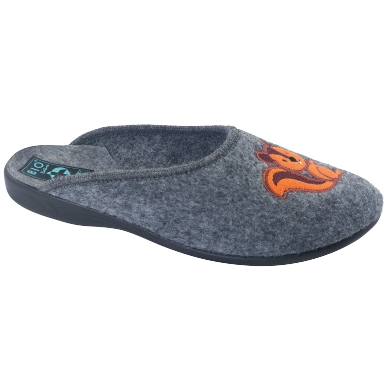 Pantofole in feltro grigio Adanex 27858 Sara Wiewióra I Orzeszek