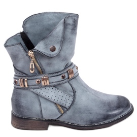 Stivali da donna blu Yidu