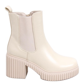 Stivaletti Chelsea Janet Beige