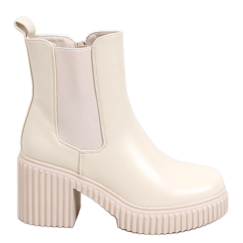 Stivaletti Chelsea Janet Beige