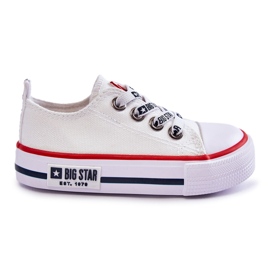 Scarpe da ginnastica per bambini Big Star KK374068 Bianche bianca
