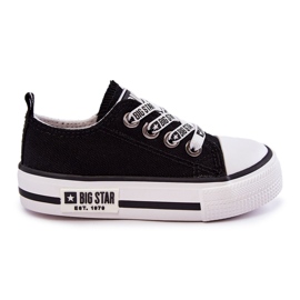 Sneakers in materiale per bambini Big Star KK374069 Nero