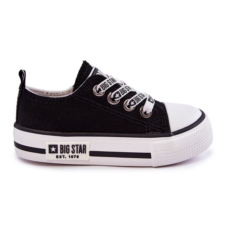 Sneakers in materiale per bambini Big Star KK374069 Nero