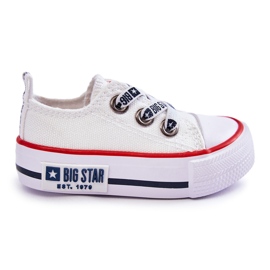 Scarpe da ginnastica per bambini Big Star KK374048 Bianche bianca
