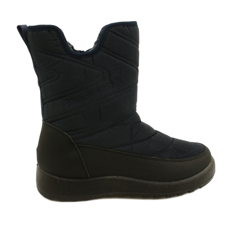 Evento Stivali da neve femminile resistente all'acqua blu navy nero