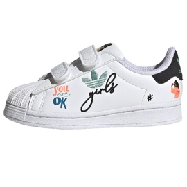 Adidas Originals Superstar Pure Cf Inf Jr H00779 scarpe bianca