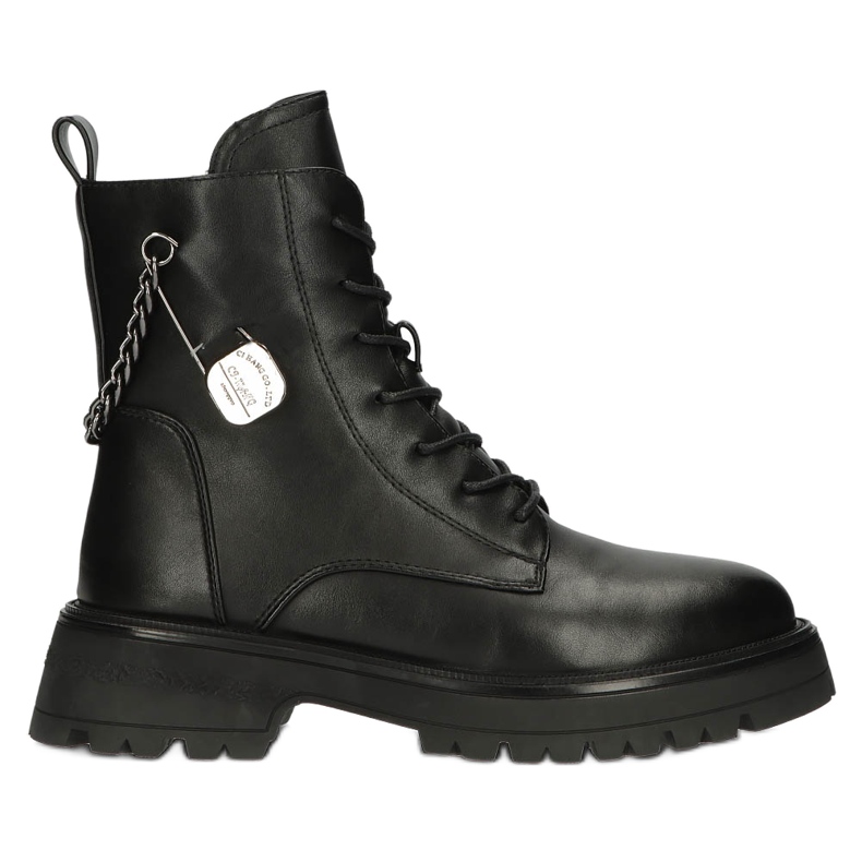 Stivali da donna con perno di sicurezza e Filippo DBT4059 Black Chain nero