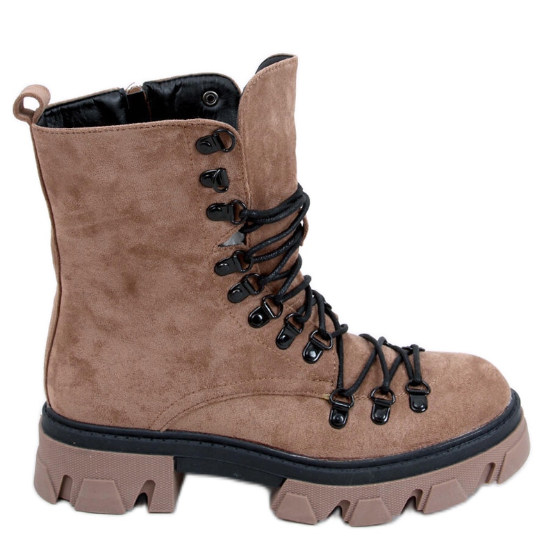 Stivali stringati Conor Khaki marrone