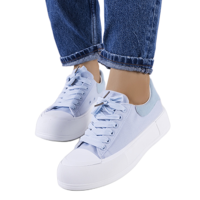 Sneakers blu sulla piattaforma Kilkenny