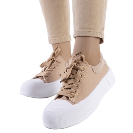 BM Sneakers marroni sulla piattaforma Kilkenny marrone