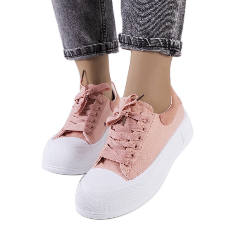 Sneakers rosa sulla piattaforma Kilkenny