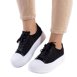 Sneakers nere sulla piattaforma Kilkenny nero