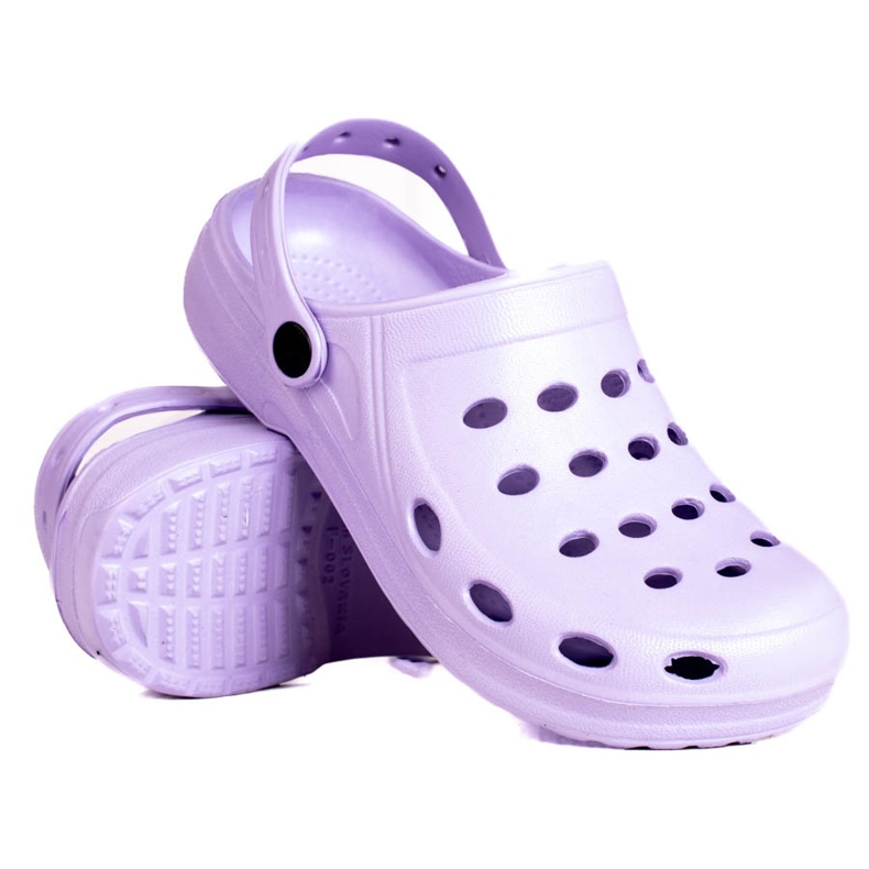 Ciabatte Shelovet viola da donna leggere